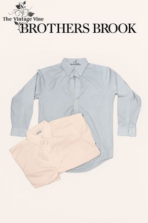 Refined Comfort: Brooks Brothers cotton shirts