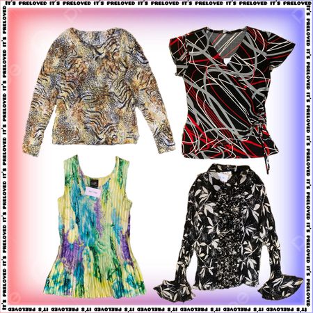 Colourful printed Tops(RX-1056)