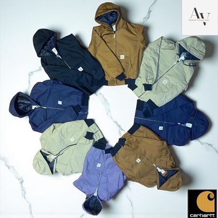 Veste à capuche style reworking Carhartt toutes les couleurs