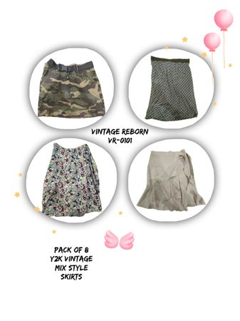 Y2K Skirt Collection:  Vintage Mix Styles (Vr-101)