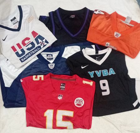 Nike Adidas NFL mix brands sports T-shirts