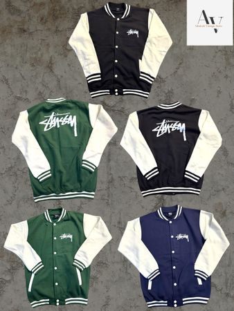 Stussy rework style baseball jackets
