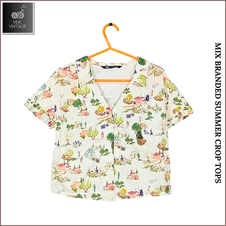 MIX BRANDED SUMMER CROPS TOPS
(BUNDLE 2)