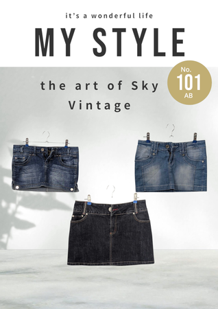 Y2K Denim-Röcke (AB 101)