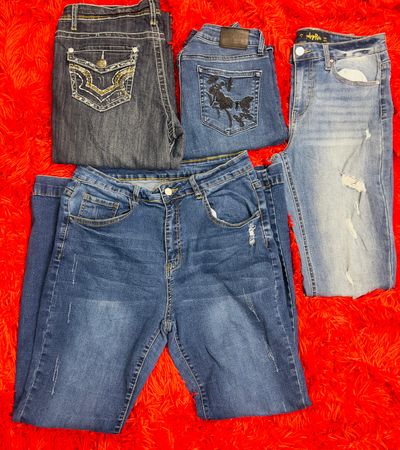 Jeans de corte acampanado