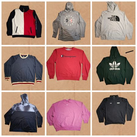 Top-Marken-Hoodies & Sweatshirts Los – Ware in großen Mengen zum Wiederverkauf