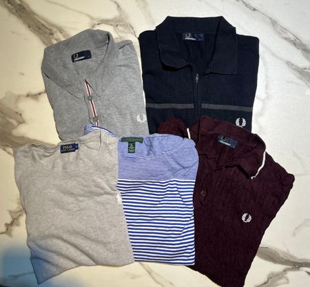 Ralph Lauren 1/4 zip and Fred Perry sweatshirt /sweaters light weight