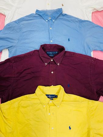 Camisas lisas e listradas Ralp Lauren