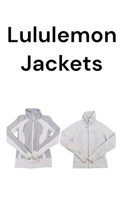 Lululemon jackets