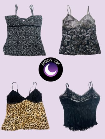 Y2k Mesh Cami Tops ft Mexx (M-509)