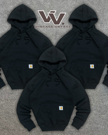 Carhartt Rework Style Black Hoodies - #06825