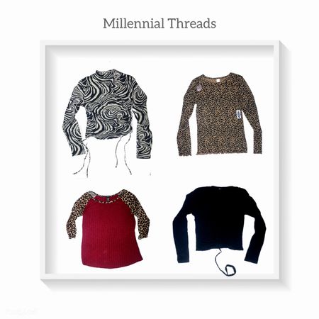 Blusa Mix de Manga Longa Y2K (MT-024)