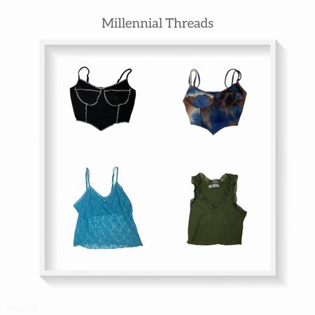 Y2K Olden Cami Tops (MT-026)