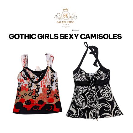 Camisolles sexy pour filles gothiques