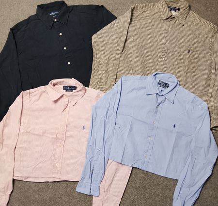 Ralph Lauren upcyled Cropped Tops