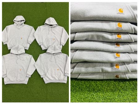 Rework style grey carhartt hoodies