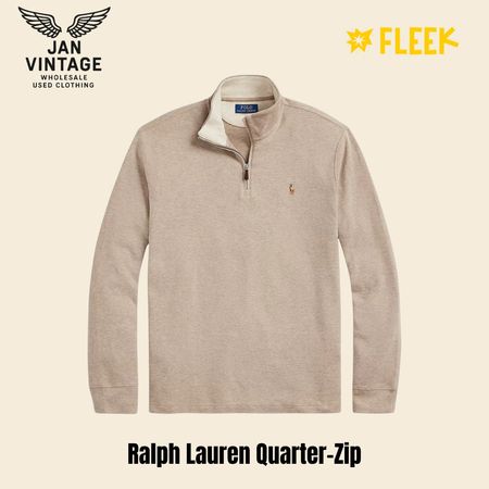 Pulls à col zippé quart Ralph Lauren