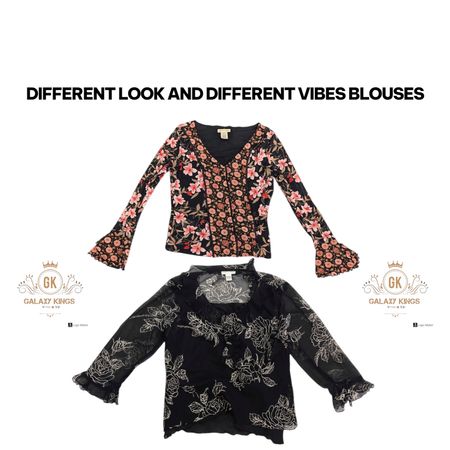 DIFFERENT LOOK DIFFERENT VIBES LONG SLEEVE BLOUSE