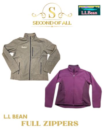 L.l bean full zips