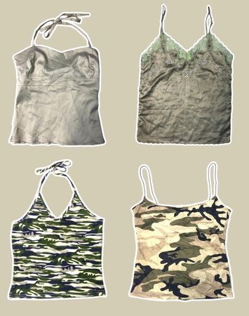 As Blusas Camo Girl Y2k