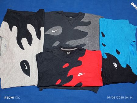 Upcycled Nike Flame Sweatshirts