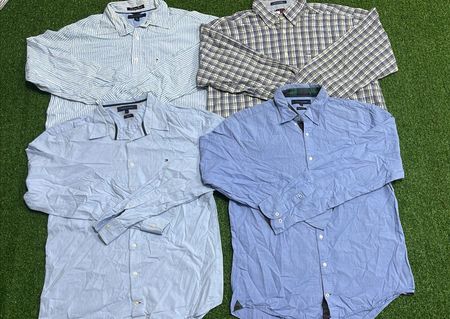 Camisetas de algodão masculinas Tommy Hilfiger