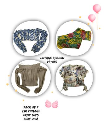 Collezione di Crop Tops Sexy Diva Y2K (Vr-0115)