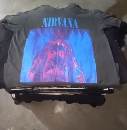Men music vintage T-shirts