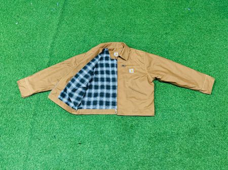 Veste beige rework style Detroit Carhartt