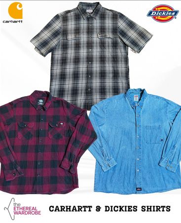 Pack de Camisas de Botão Carhartt e Dickies (RN#1206)