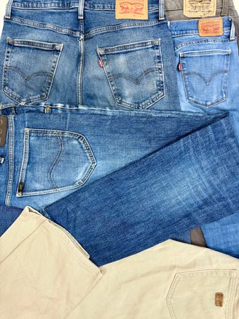 Lee,Levi’s and Wrangler Pants