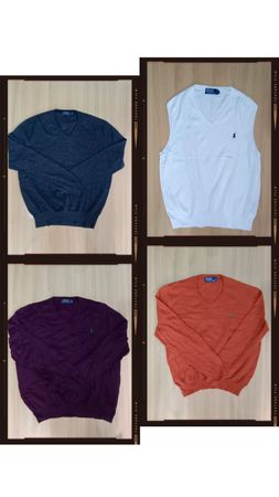 JA 0312 ラルフ・ローレン Vネックセーター