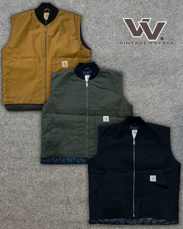 Carhartt Rework Style Gilets Mélangés de Couleurs -#09825
