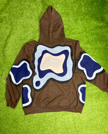 Upcycled Nike Patchwork Hoodie