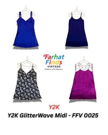 Y2K GlitterWave Midi - FFV 0025