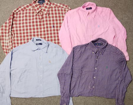 Ralph Lauren upcycelte Cropped Tops