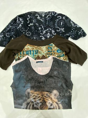 Wild & Y2K T-Shirt Tops - 7-Piece Collection (VR-118)