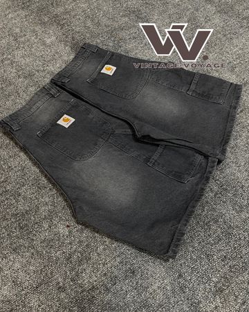 Carhartt Rework Style Grey Denim Jorts - #11825