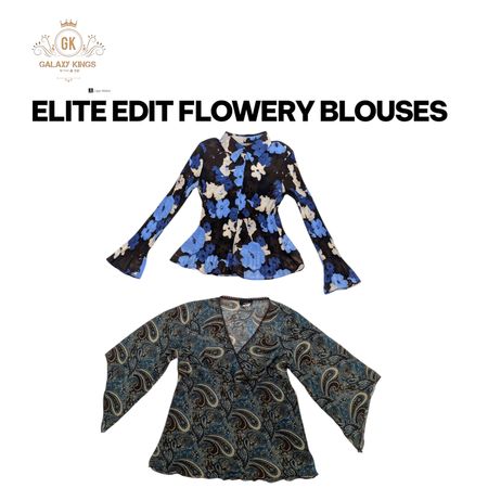 Elite Edit Flowery Blouses