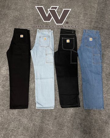 Pantalons en denim style rework Carhartt - #12825