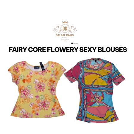 Fairy Core Romantic Vibes Sexy Blouses