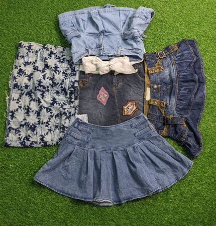#0008 y2k Mini-Denimröcke