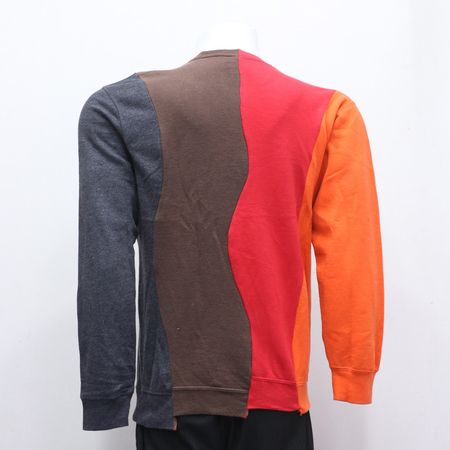 CR474 SWEATSHIRT PATCH MULTICOULEUR UP-CYCLÉ