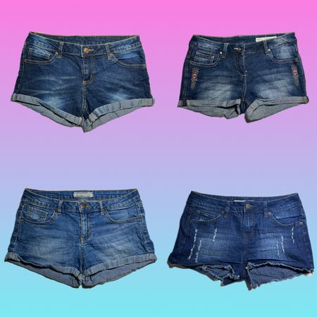 Y2k Denim Shorts (TT 164)