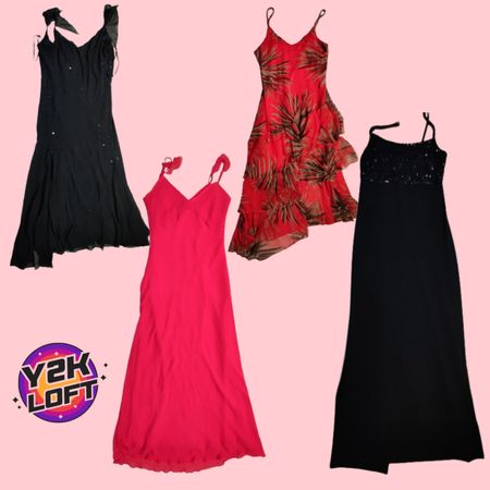 Y2K Romantic Goth Girl Dress Mix