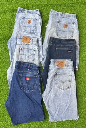 Carhartt dickies and Levi’s shorts