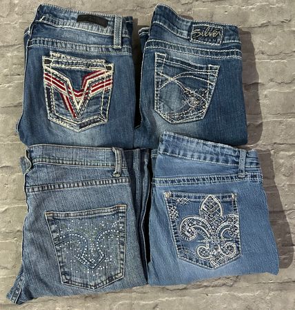 Jeans évasés Y2K pour femmes