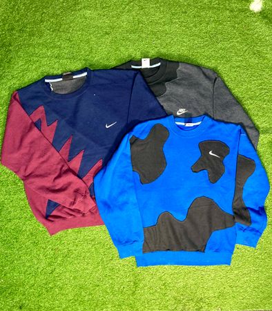 Upcycled Nike Patchwork Sweatshirt