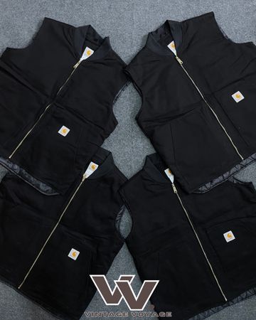 Carhartt Rework Style Black Gilet Jackets - #16825