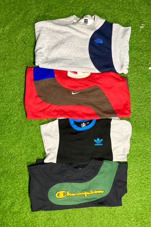 アップサイクル ミックスブランド スウェットシャツ